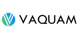Logo officiel VAQUAM V dégradé bleu-vert